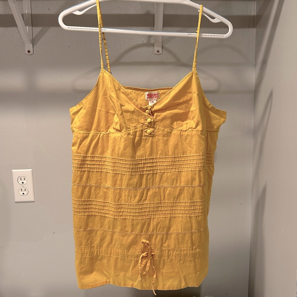 Mossimo Golden Spaghetti Strap Top